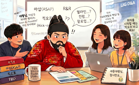 세종대왕님, 판교에 오신 걸 환영하옵니다